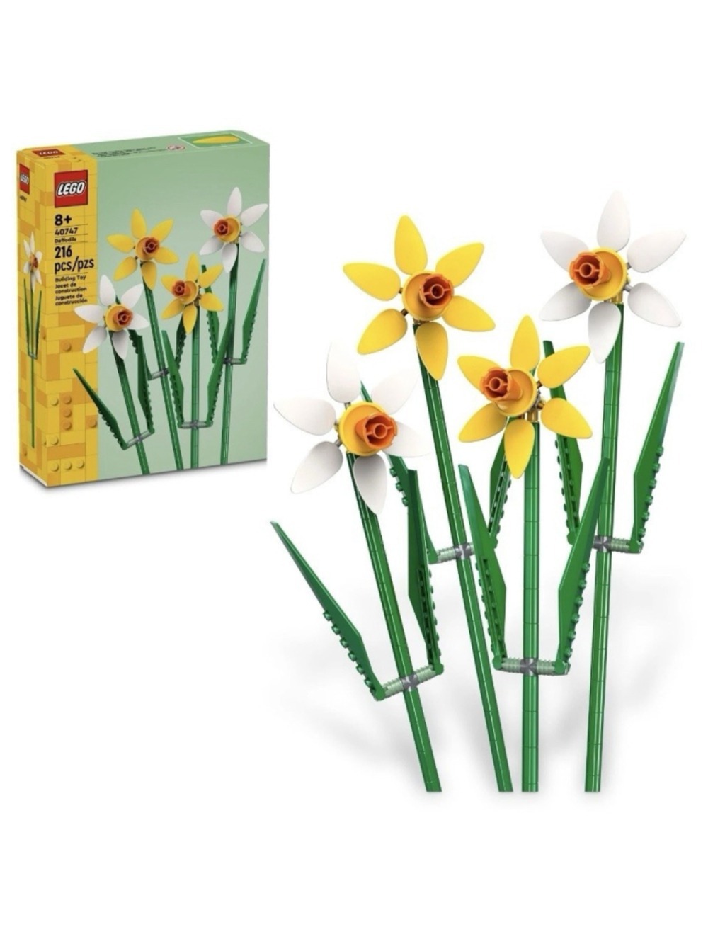 LEGO Botanicals: Daffodils (40747) New In Box NIB